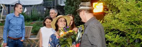 Ein Spreewald-Paddelausflug mit dem Chef: Gratulation für fünfzehn Jahre lebendige Firmenentwicklung